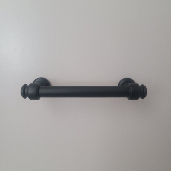 Matte Black Cabinet Pulls Set of 6 NWT Heavy Duty Hardware - Picture 8 of 12